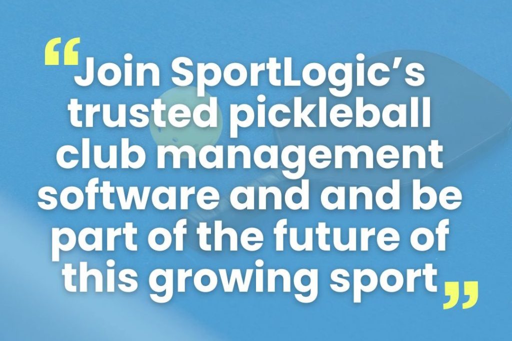 Equip your venue with SportLogic’s trusted pickleball club management software and be part of the future of this sport