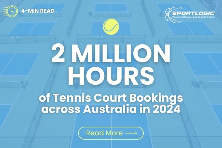 2 Million Hours of Tennis Court Bookings within Sportlogic